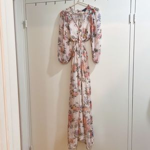 Topshop Floral Maxi Dress